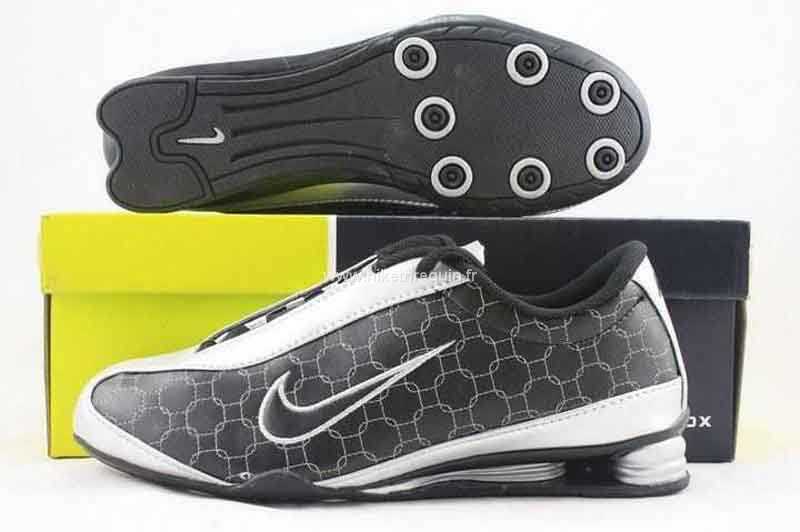 Hommes Nike Shox R3 Noir Blanc
